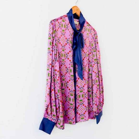 NEW WITH TAGS B. YELLOWTAIL JoRee Bow Blouse - Picture 1 of 5